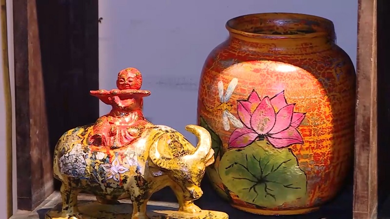 Nghệ thuật sơn mài kể câu chuyện sáng tạo